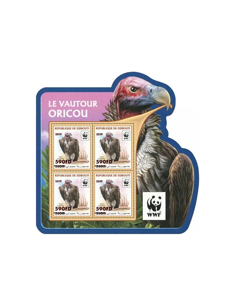 n° F2757/F2760 - Timbre DJIBOUTI Poste