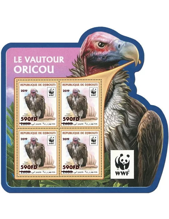 n° F2757/F2760 - Timbre DJIBOUTI Poste