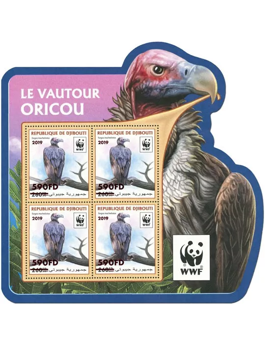 n° F2757/F2760 - Timbre DJIBOUTI Poste