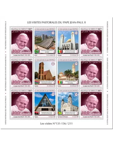 n° F3077A/F3080A - Timbre DJIBOUTI Poste