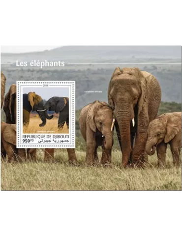 n° 352 - Timbre DJIBOUTI Blocs et feuillets