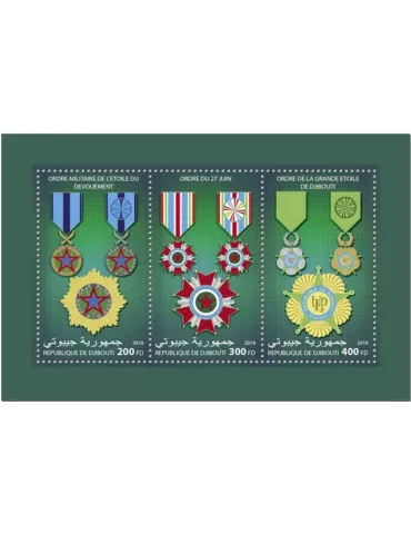 n° 406 - Timbre DJIBOUTI Blocs et feuillets
