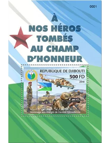 n° 407 - Timbre DJIBOUTI Blocs et feuillets