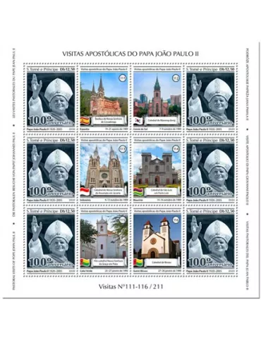 n° F7104A/F7107A - Timbre SAINT-THOMAS ET PRINCE Poste 2