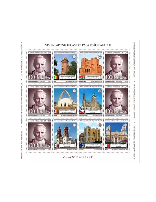n° F7104A/F7107A - Timbre SAINT-THOMAS ET PRINCE Poste
