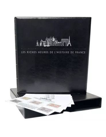 Album SUPRA LES RICHES HEURES DE L´HISTOIRE DE FRANCE : étui + reliure