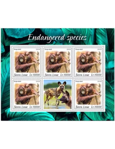 n° F9681/F9683 - Timbre SIERRA LEONE Poste 2