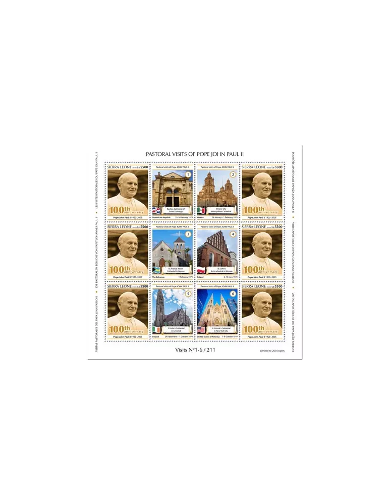 n° F9769A - Timbre SIERRA LEONE Poste