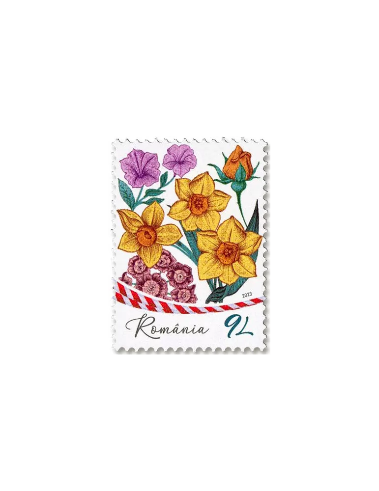 n° 6987/6989 - Timbre ROUMANIE Poste