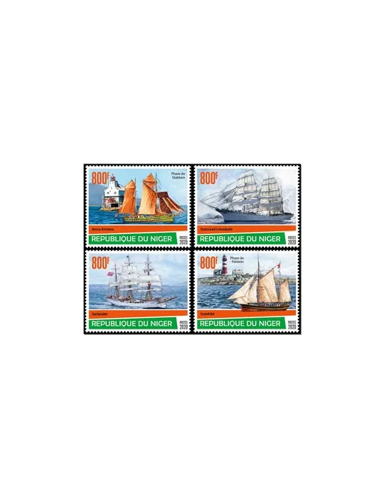 n° F5731/F5734 - Timbre NIGER Poste