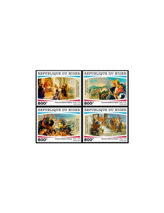 n° F5819/F5822 - Timbre NIGER Poste