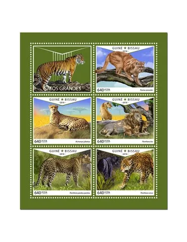 n° 7632/7636 - Timbre GUINEE-BISSAU Poste