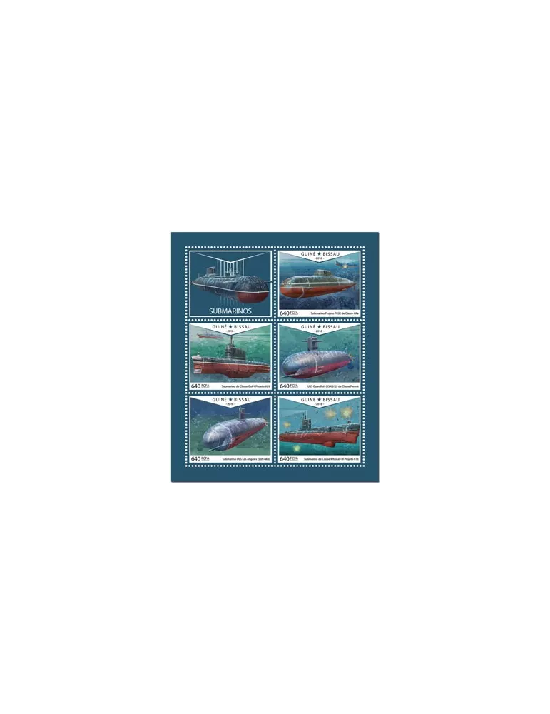 n° 7662/7666 - Timbre GUINEE-BISSAU Poste