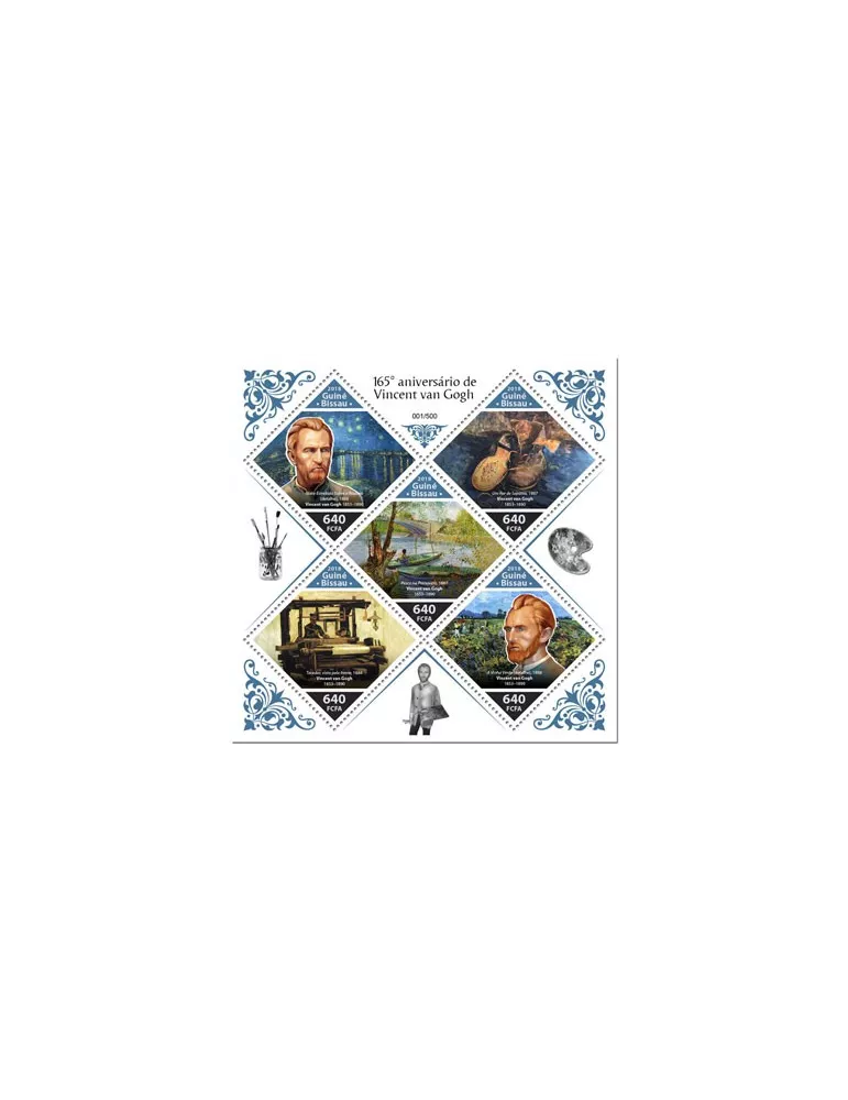 n° 7707/7711 - Timbre GUINEE-BISSAU Poste