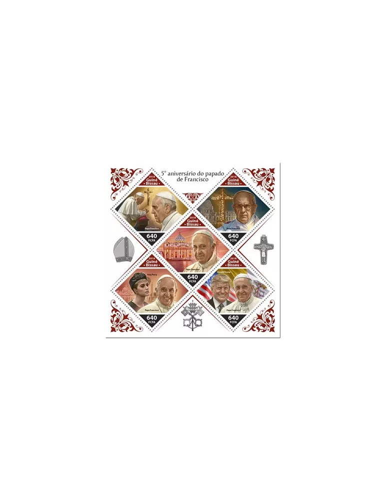 n° 7712/7716 - Timbre GUINEE-BISSAU Poste