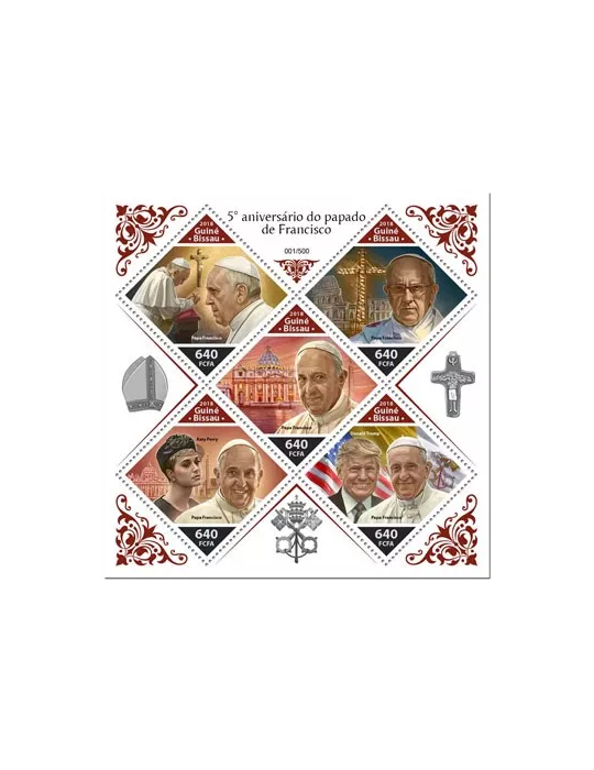 n° 7717/7721 - Timbre GUINEE-BISSAU Poste