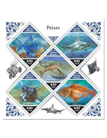 n° 7742/7746 - Timbre GUINEE-BISSAU Poste