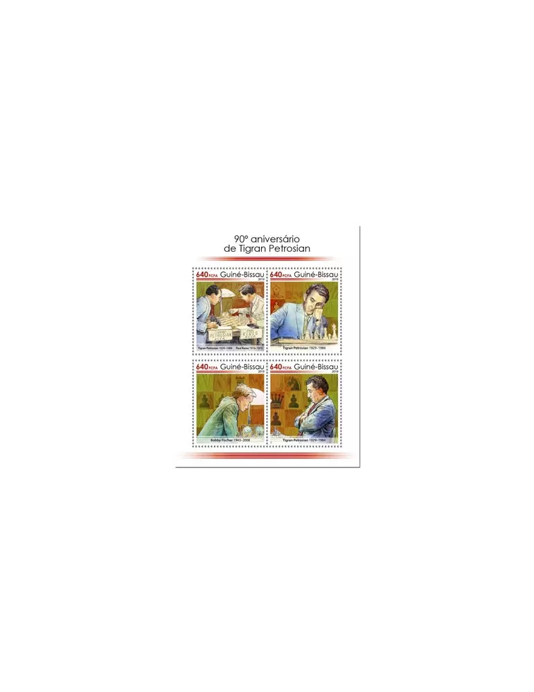 n° 8010/8013 - Timbre GUINEE-BISSAU Poste