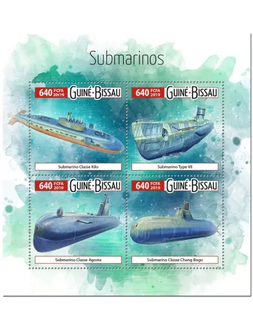 n° 8027/8030 - Timbre GUINEE-BISSAU Poste