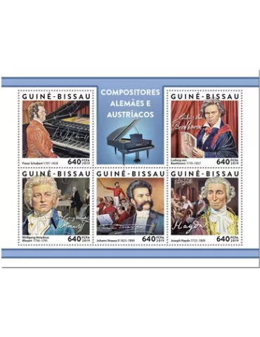 n° 8154/8158 - Timbre GUINEE-BISSAU Poste