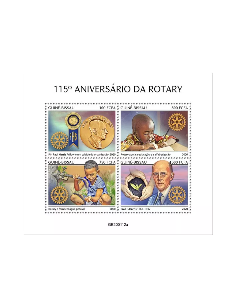 n° 8513/8516 - Timbre GUINEE-BISSAU Poste