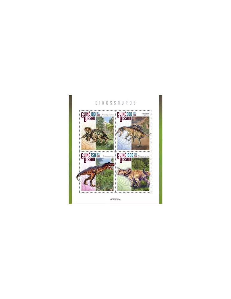 n° 8600/8603 - Timbre GUINEE-BISSAU Poste