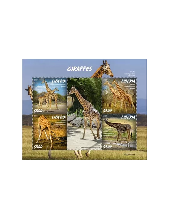 n° 6381/6384 - Timbre LIBERIA Poste