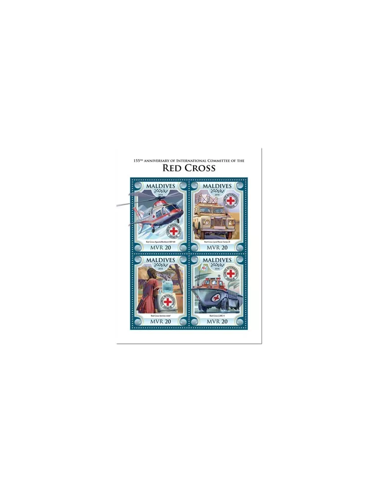 n° 6294/6297 - Timbre MALDIVES Poste