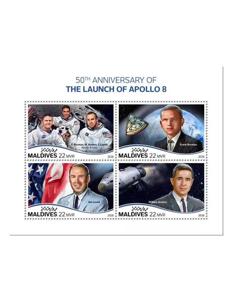 n° 6338/6341 - Timbre MALDIVES Poste