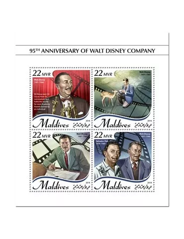 n° 6442/6445 - Timbre MALDIVES Poste