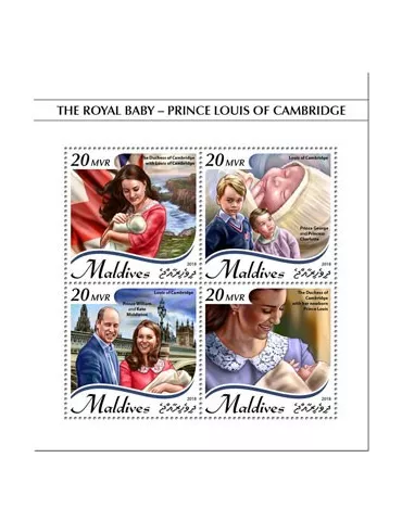 n° 6446/6449 - Timbre MALDIVES Poste