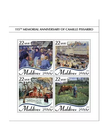 n° 6466/6469 - Timbre MALDIVES Poste