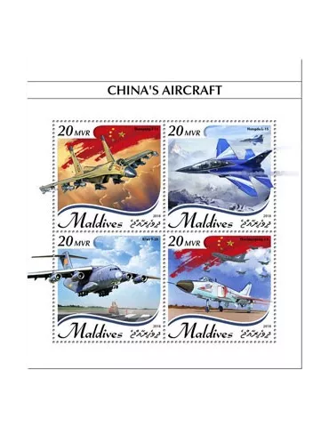 n° 6478/6481 - Timbre MALDIVES Poste