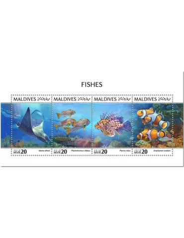 n° 6522/6525 - Timbre MALDIVES Poste