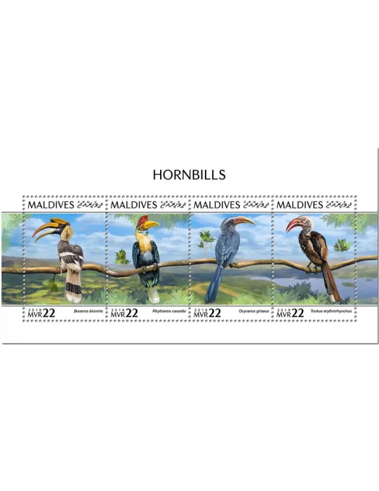 n° 6526/6529 - Timbre MALDIVES Poste