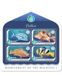n° 6547/6550 - Timbre MALDIVES Poste
