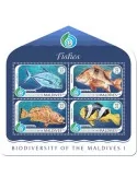 n° 6547/6550 - Timbre MALDIVES Poste