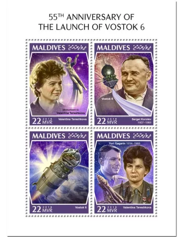 n° 6559/6562 - Timbre MALDIVES Poste