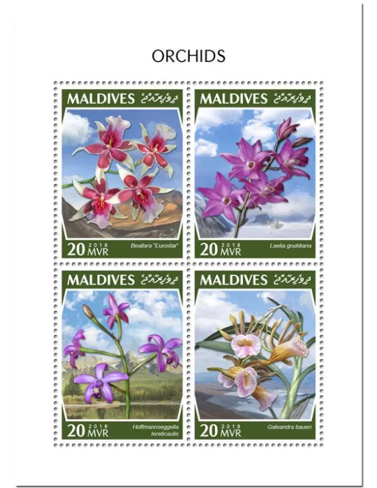 n° 6563/6566 - Timbre MALDIVES Poste