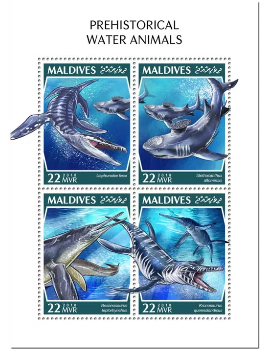 n° 6567/6570 - Timbre MALDIVES Poste