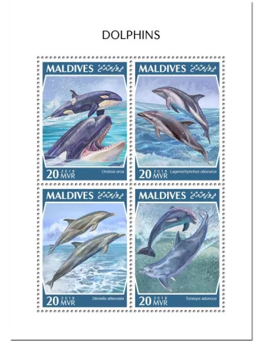 n° 6587/6590 - Timbre MALDIVES Poste