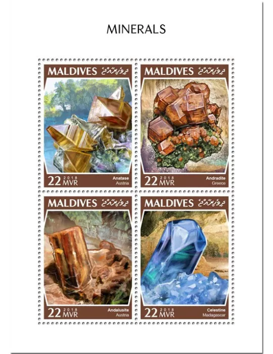 n° 6603/6606 - Timbre MALDIVES Poste