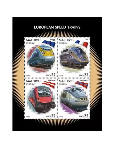 n° 6647/6650 - Timbre MALDIVES Poste