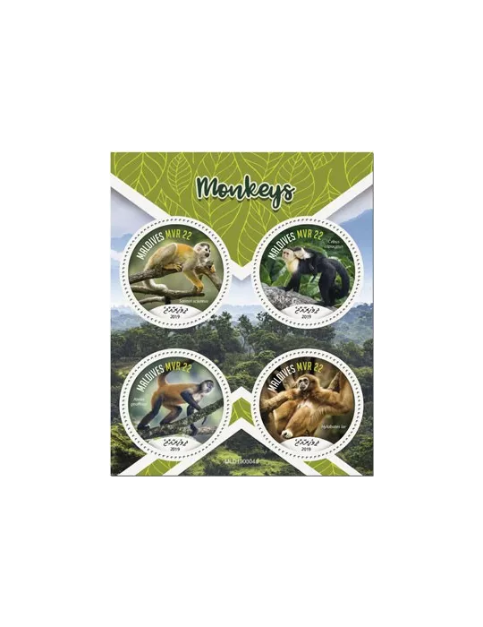 n° 6807/6810 - Timbre MALDIVES Poste