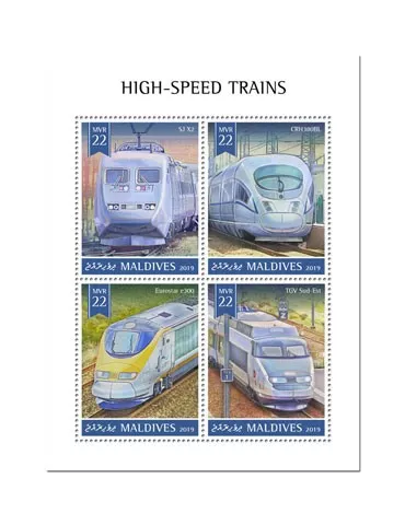 n° 6913/6916 - Timbre MALDIVES Poste