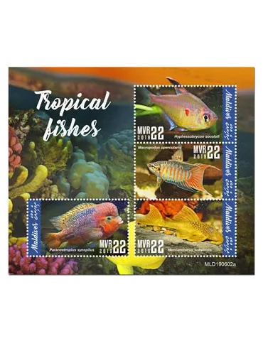 n° 6984/6987 - Timbre MALDIVES Poste