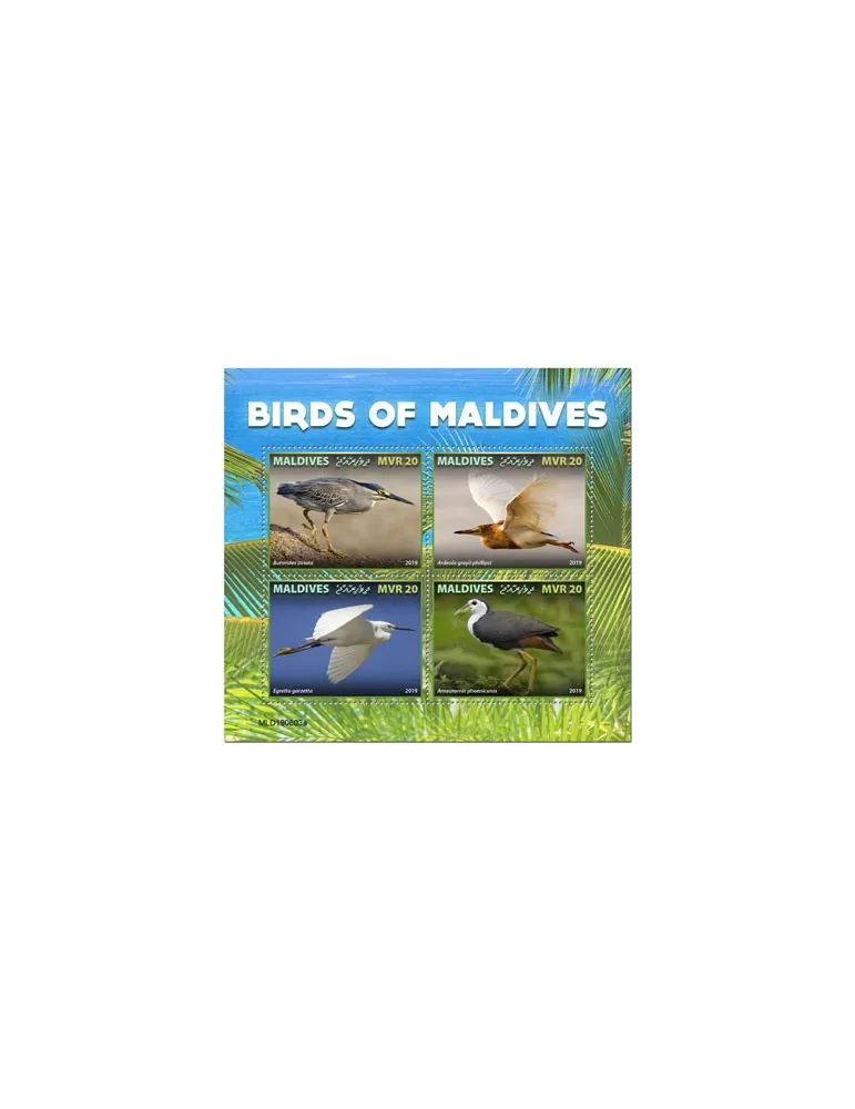 n° 6988/6991 - Timbre MALDIVES Poste