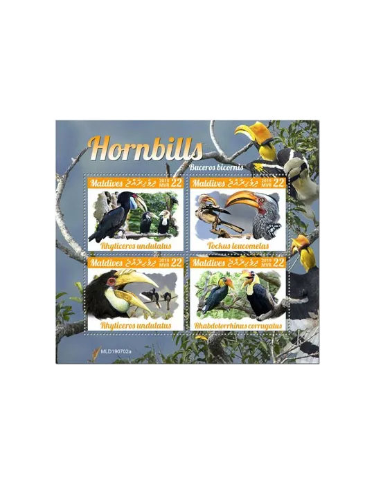 n° 7044/7047 - Timbre MALDIVES Poste