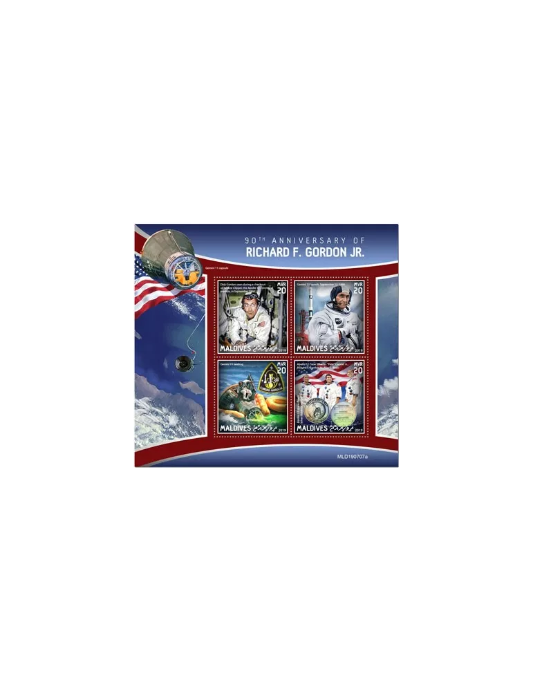 n° 7064/7067 - Timbre MALDIVES Poste