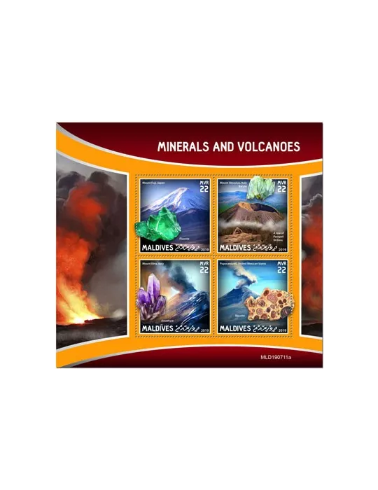 n° 7085/7088 - Timbre MALDIVES Poste